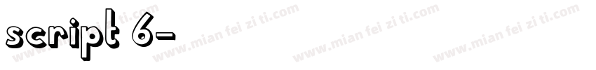 script 6字体转换